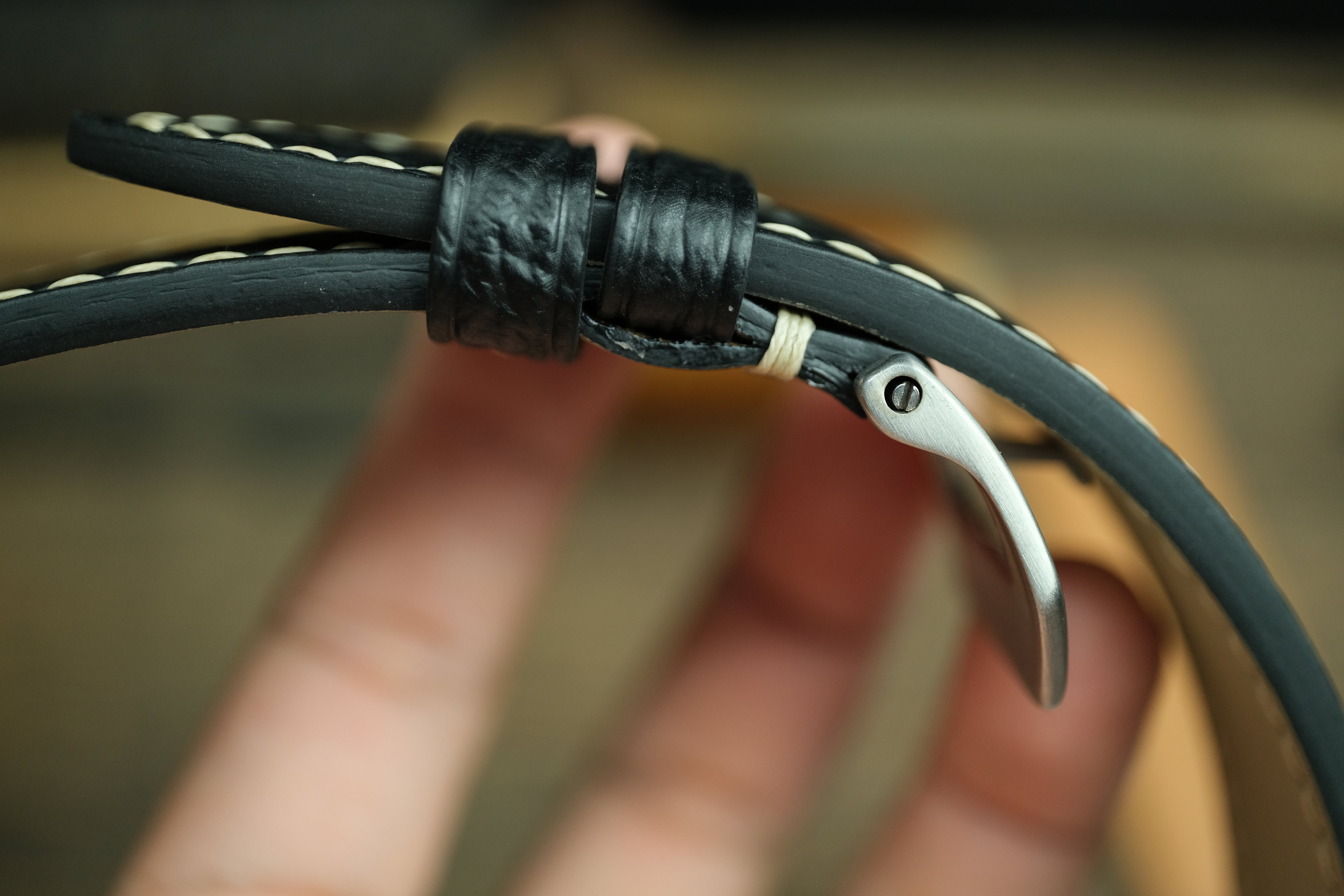 Handmade Matte Black Shark Panerai Watch Strap