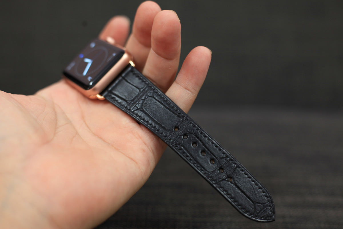 leather apple watch strap