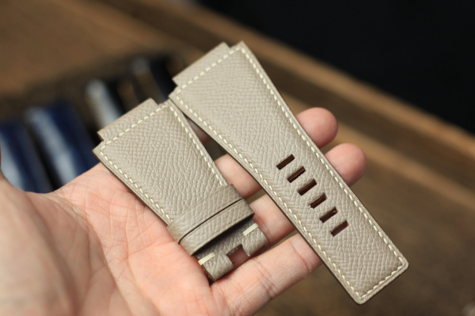 Epsom Leather Strap for Bell & Ross BR03-92