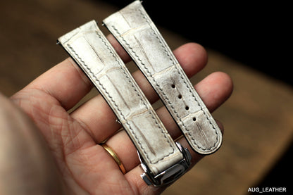 Handmade Himalayan Alligator Omega Watch Strap
