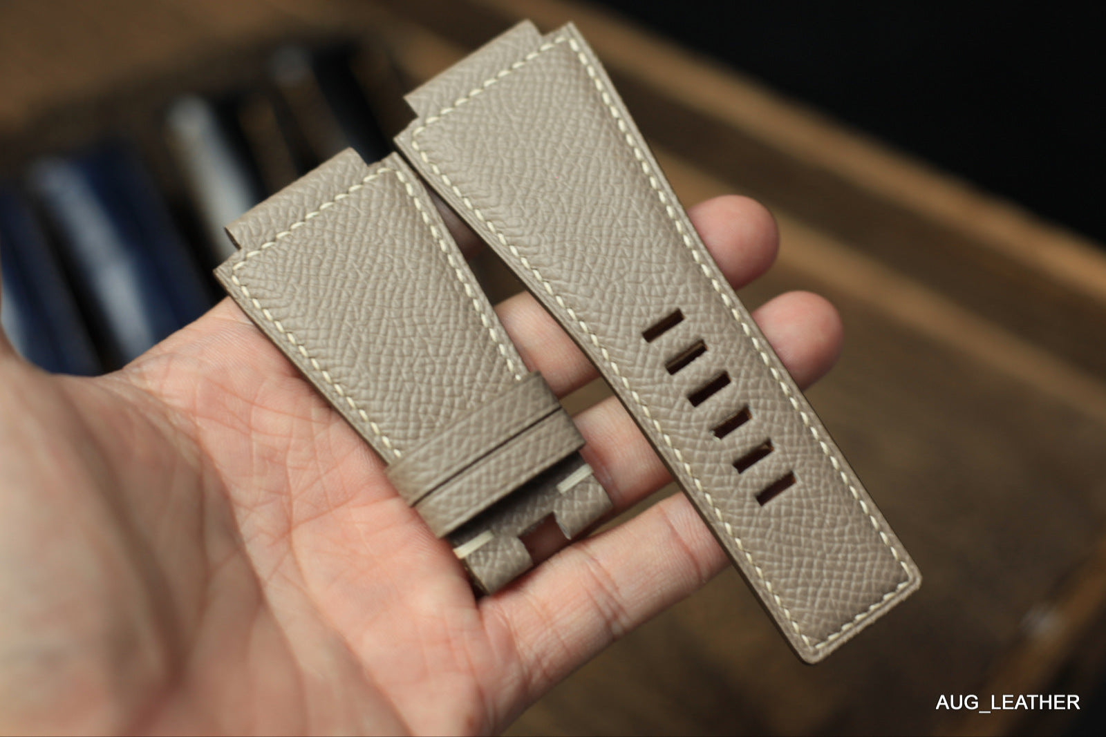 Epsom Leather Strap for Bell & Ross BR03-92
