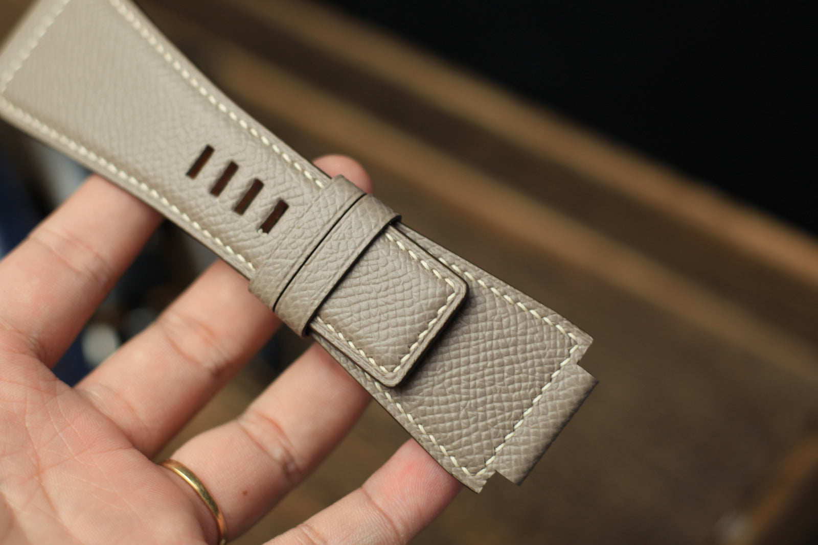 Epsom Leather Strap for Bell & Ross BR03-92
