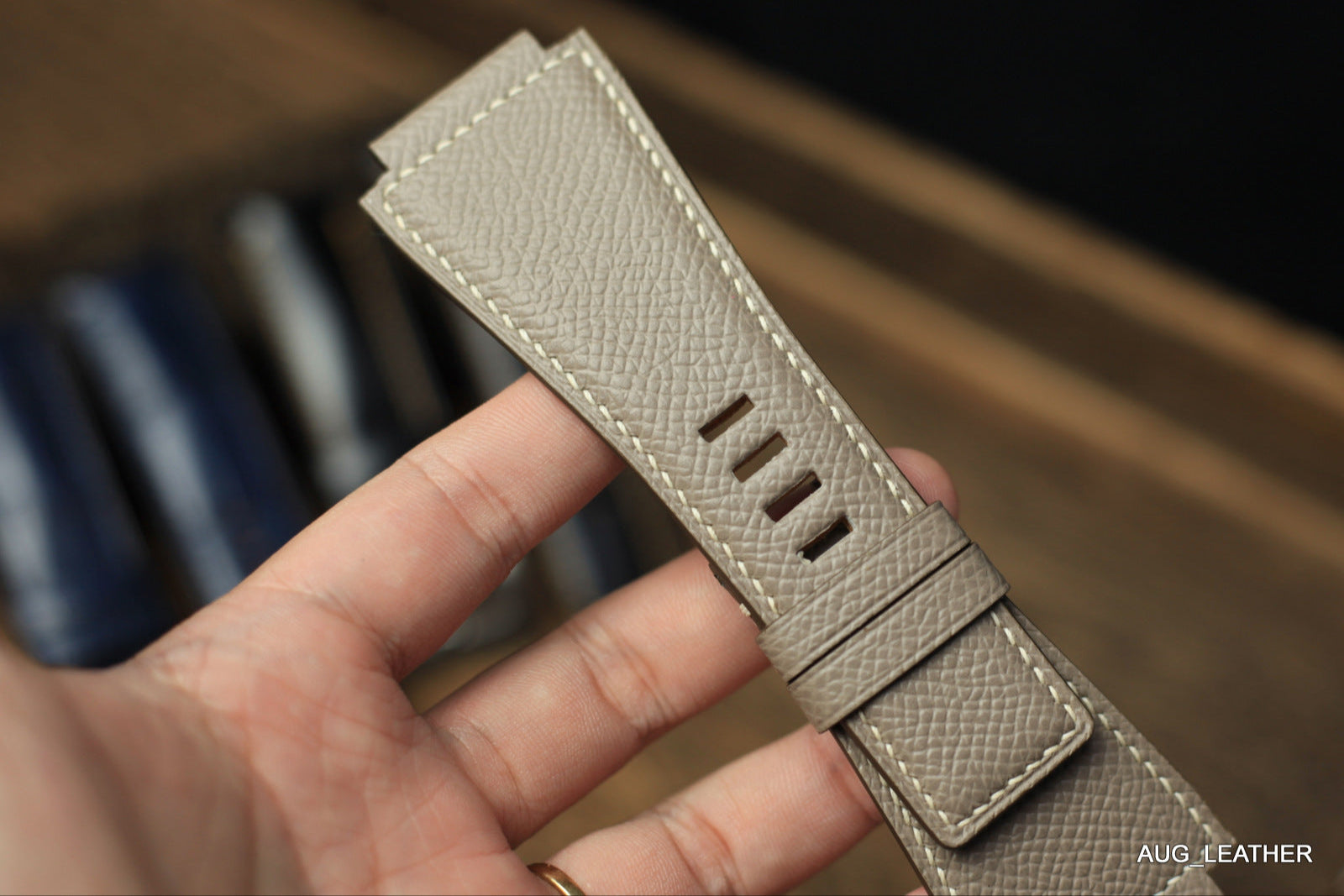 Epsom Leather Strap for Bell & Ross BR03-92