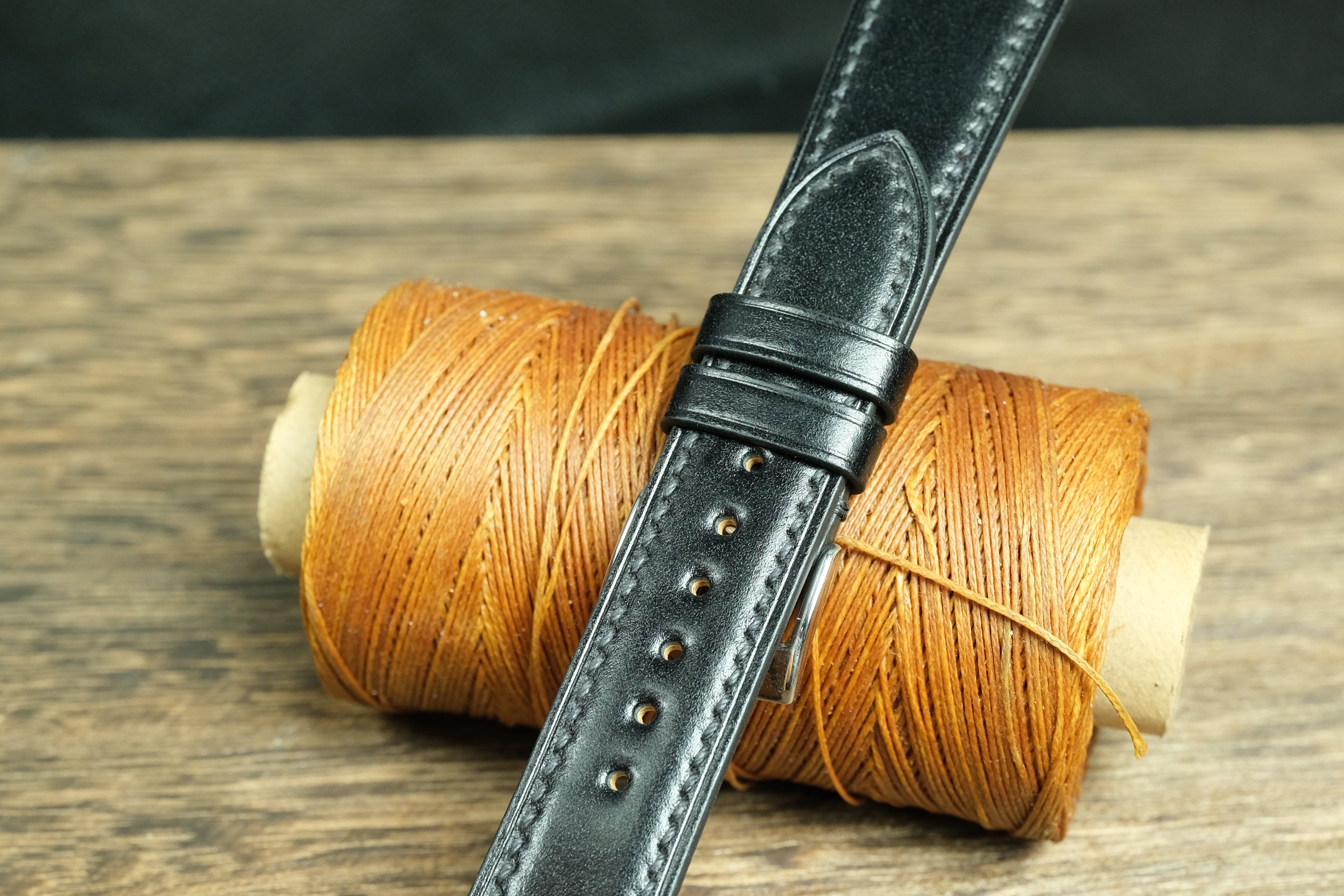 Black Shell Cordovan Quick Release Watch Strap