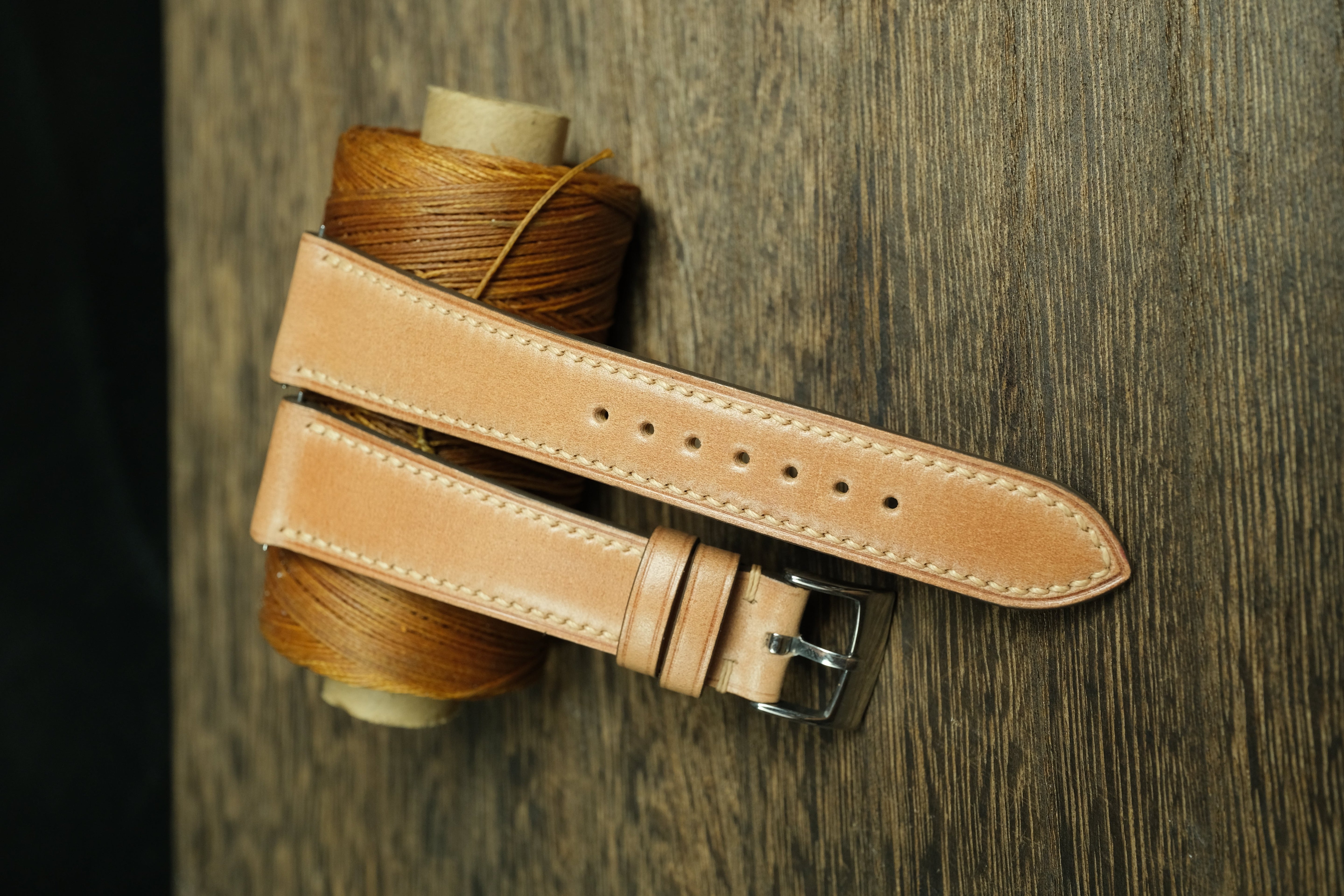 Natural Shell Cordovan Quick Release Watch Strap