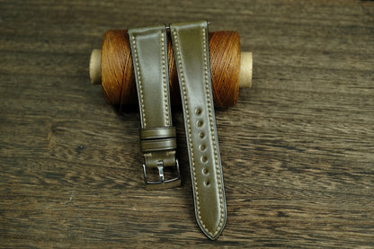 Olive Shell Cordovan Quick Release Watch Strap