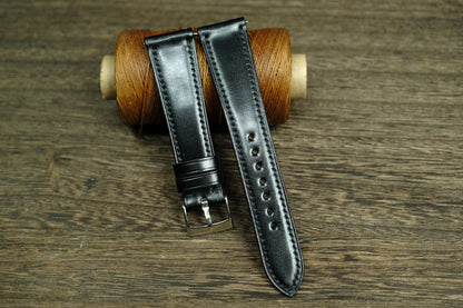 Black Shell Cordovan Quick Release Watch Strap