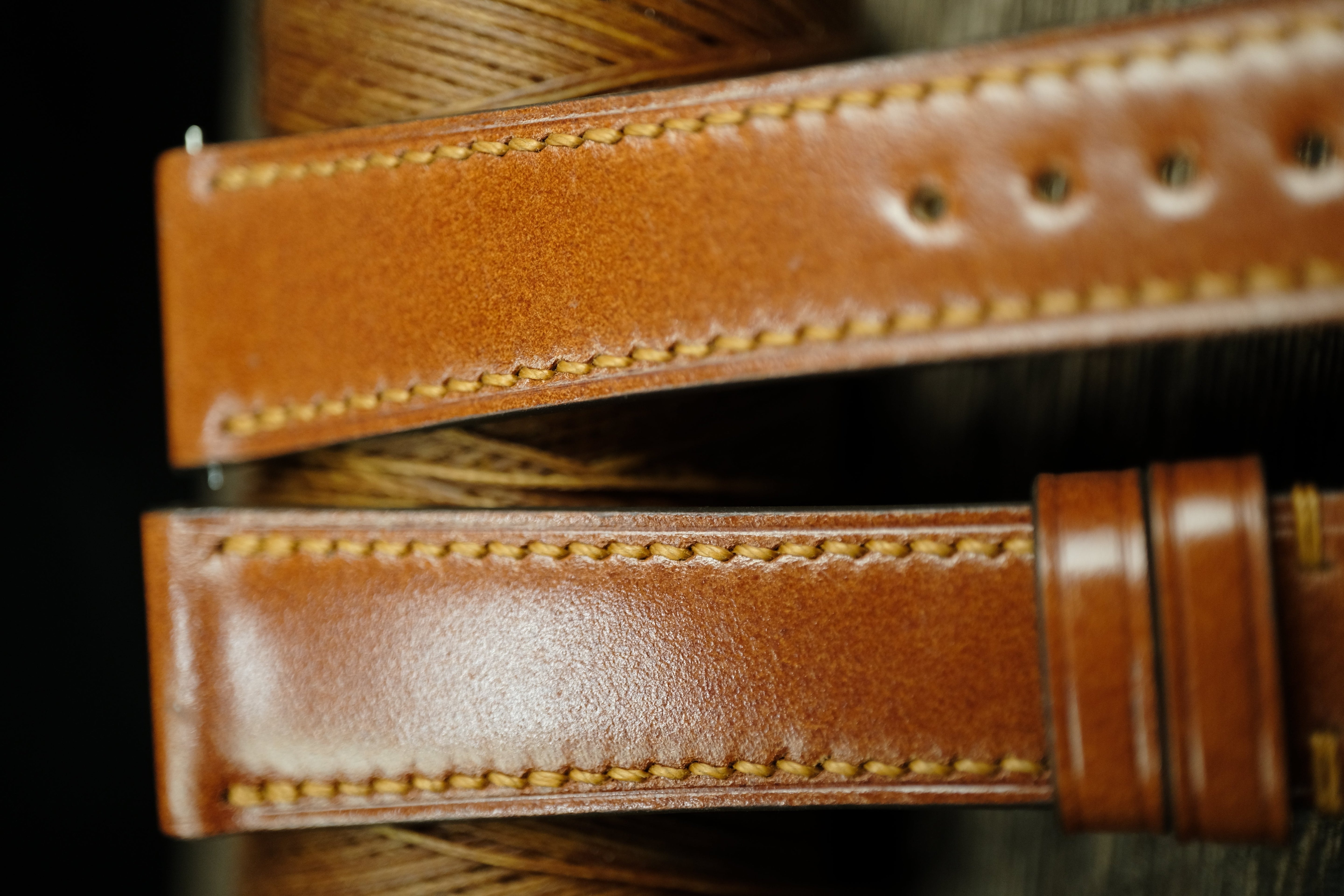 Whiskey Shell Cordovan Quick Release Watch Strap