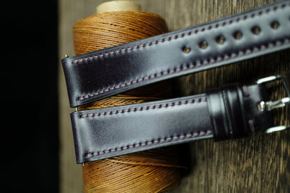 Purple Shell Cordovan Quick Release Watch Strap