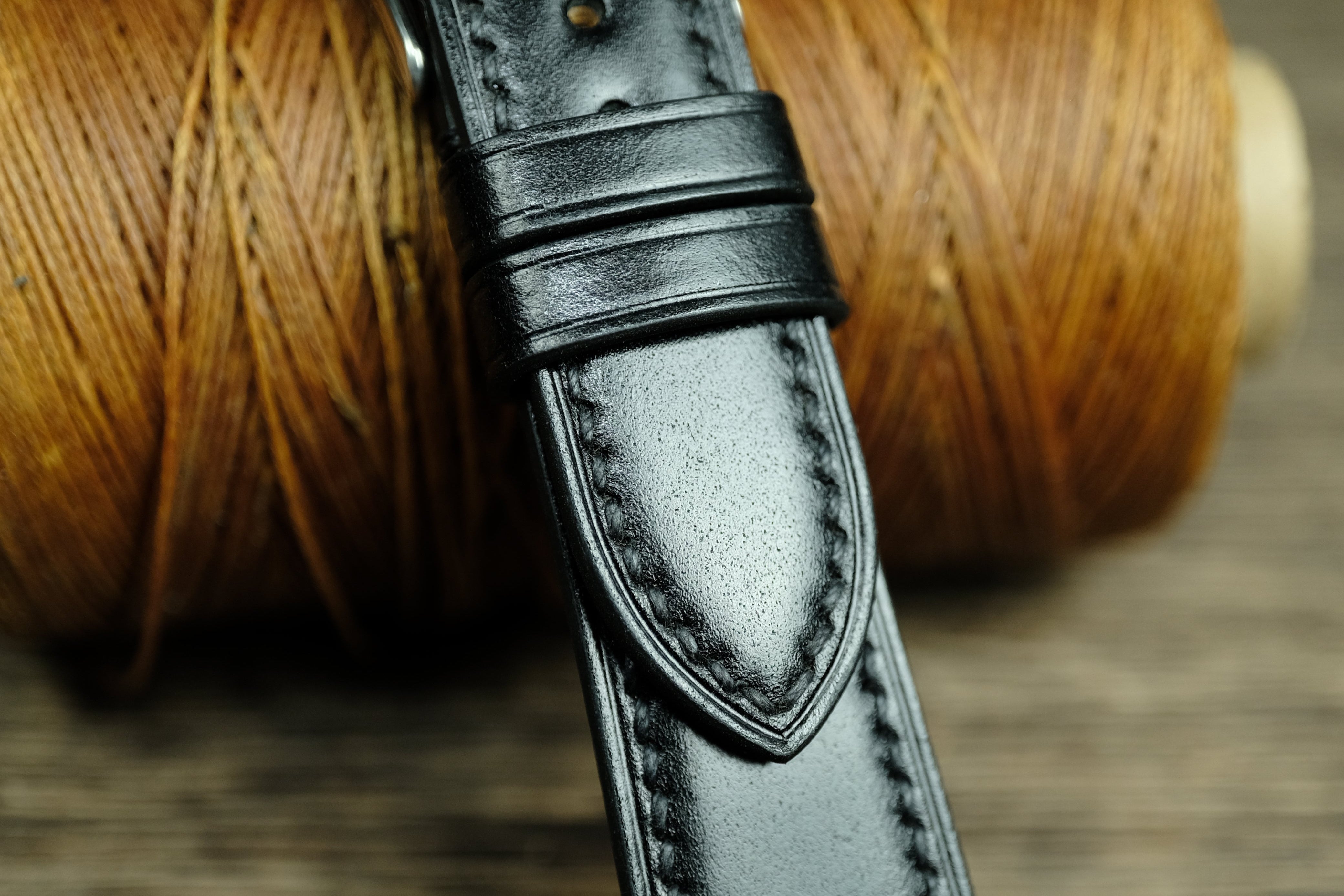 Black Shell Cordovan Quick Release Watch Strap