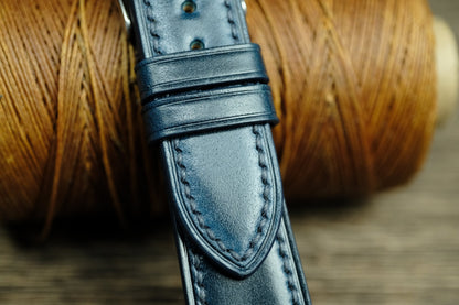 Blue Shell Cordovan Quick Release Watch Strap
