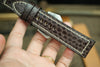 PANERAI WATCH BAND HANDMADE, SNAKE LEATHER DARK BROWN COLOR.