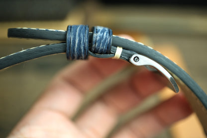 Matte Blue Shark Leather Panerai Watch Strap