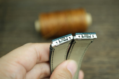 Midnight Green Epsom Leather Santos De Cartier Watch Strap