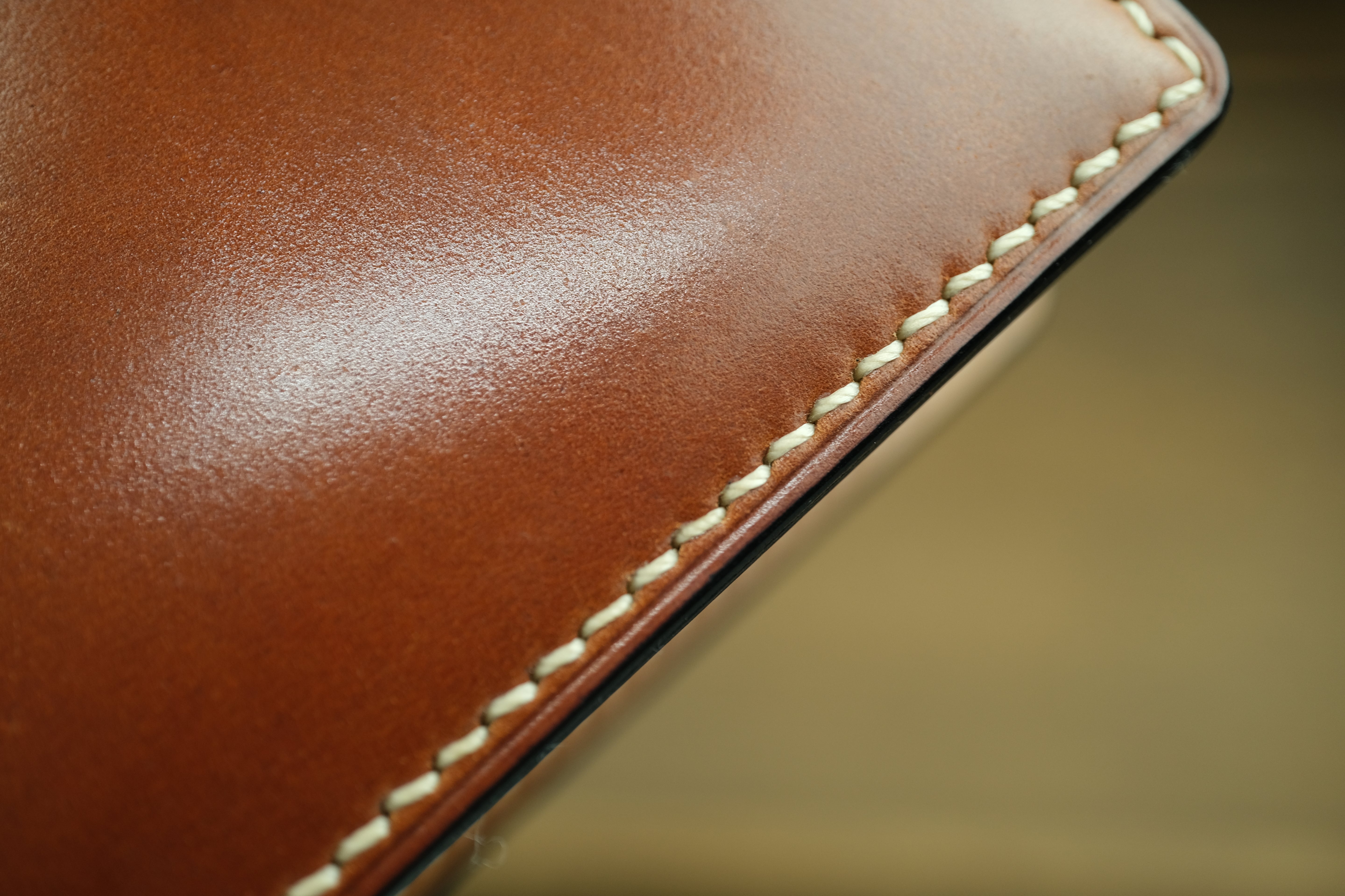 Men’s Bifold Wallet, Horween Shell Cordovan Leather
