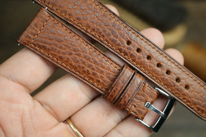 Brown Dollaro Leather Watch Strap