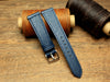 Chervè Blue Handmde Watch Strap , Quick release
