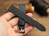 Taiga Black Watch Strap Less Stitching, Quick release