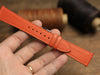 Chervè Orange Handmde Watch Strap , Quick release