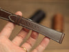 Buttero Dark Brown Leather Handmade Watch Strap, Quick Release Spring Bar