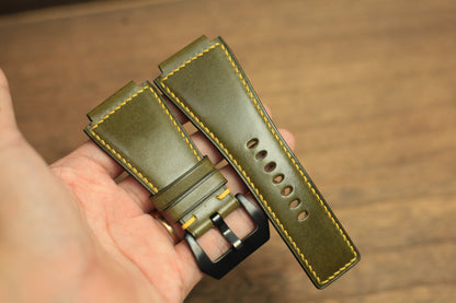 Olive Shell Cordovan Strap for Bell & Ross BR03-92