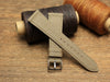 TOGO ETOUPE LEATHER STRAP, HANDMADE WATCH BAND, QUICK RELEASE SPRING BAR