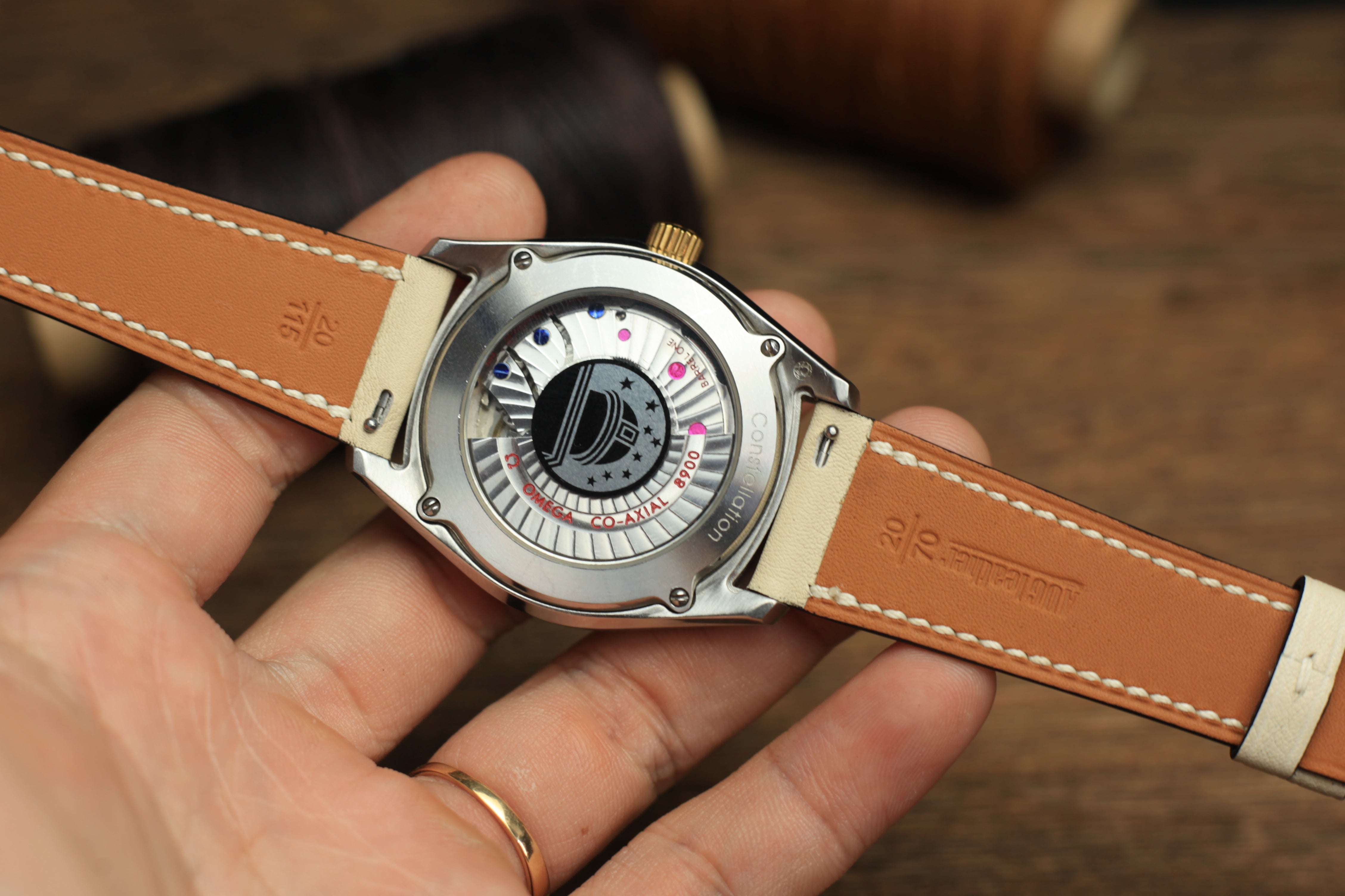 Swift Cream Leather Quick Release Watch Strap