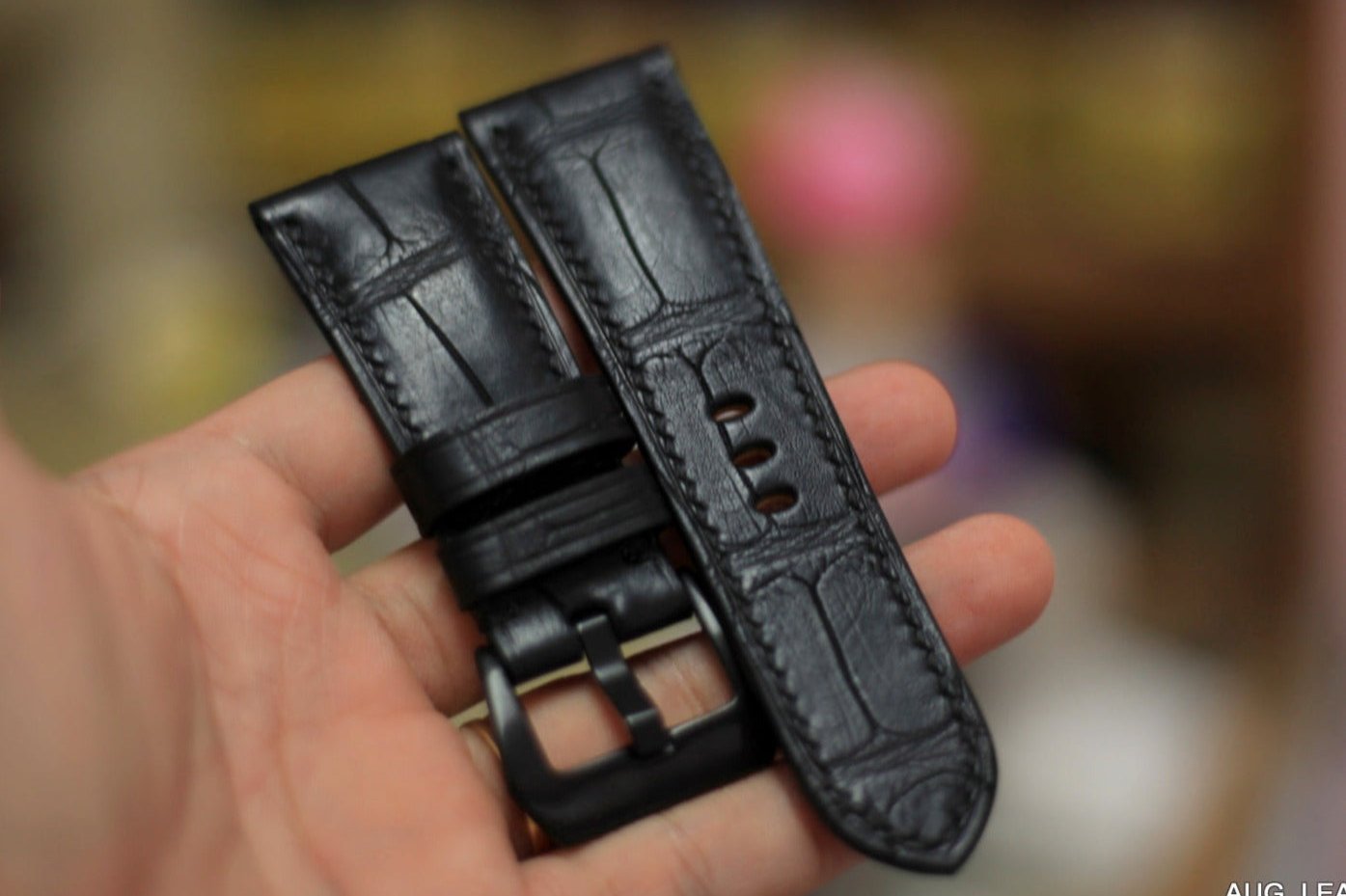 leather watch strap for panerai