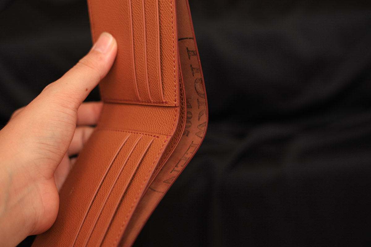 shellcordovan epsom leather wallet