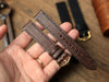 Brown Lizard Leather Strap, Handmade Watch Band, Quick Release