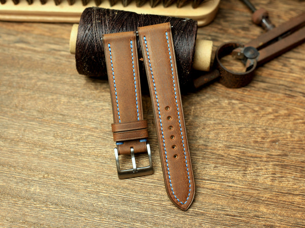 Waxy Leather Watch Strap, Quick Release