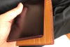 handmade shell cordovan leather wallet