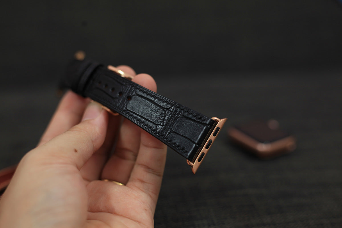apple watch leather strap