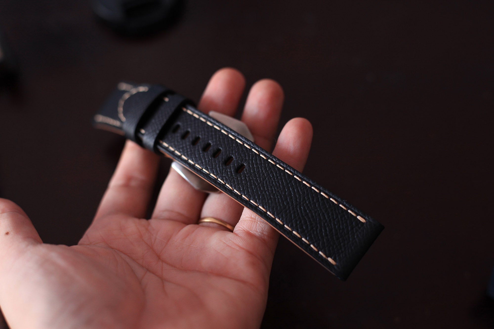 black seiko watch band