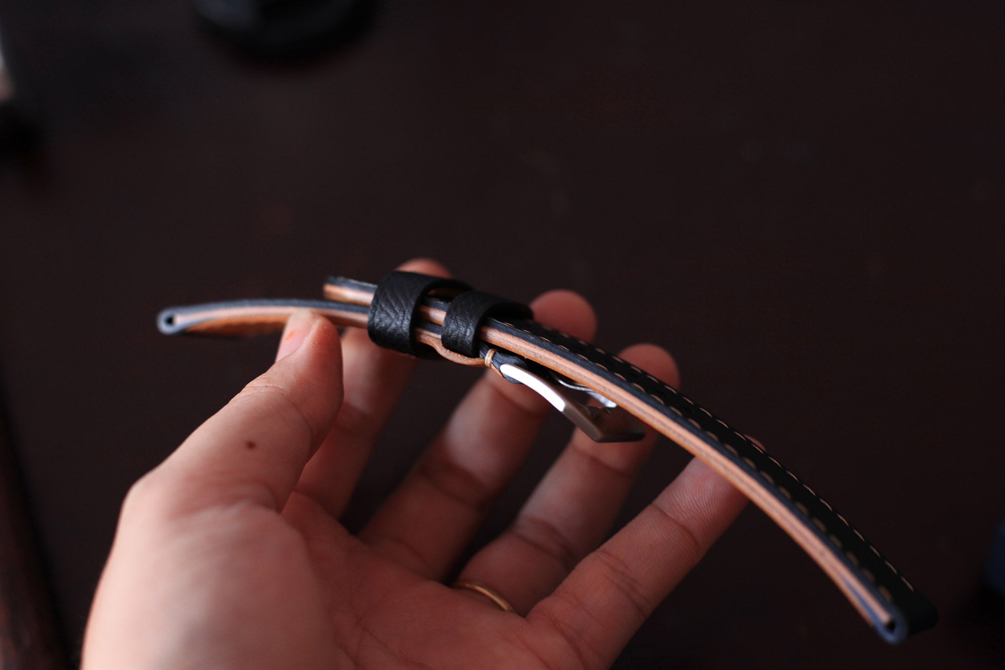 black seiko watch strap