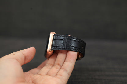 black apple watch strap