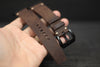 brown vintage leather apple watch band