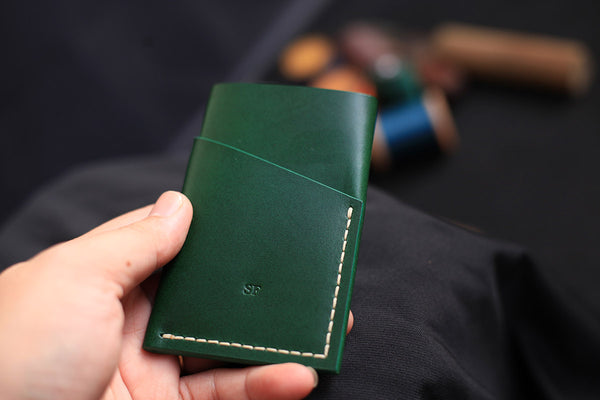 buttero leather card holder mini wallet