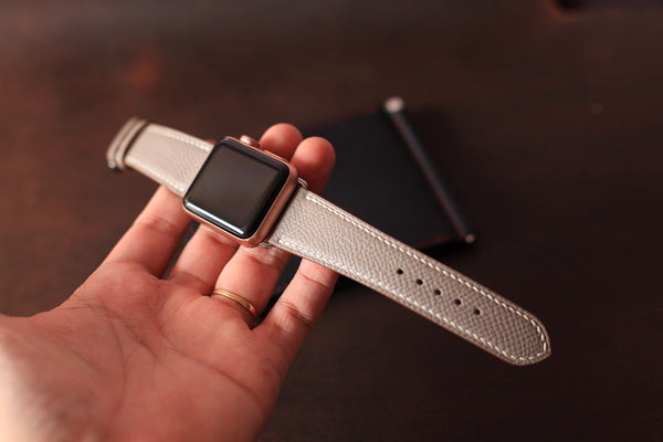 epsom leather apple watch band