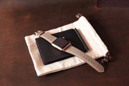 grey brown apple watch band