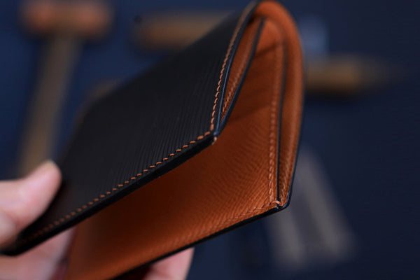 handcrafted epsom leather wallet