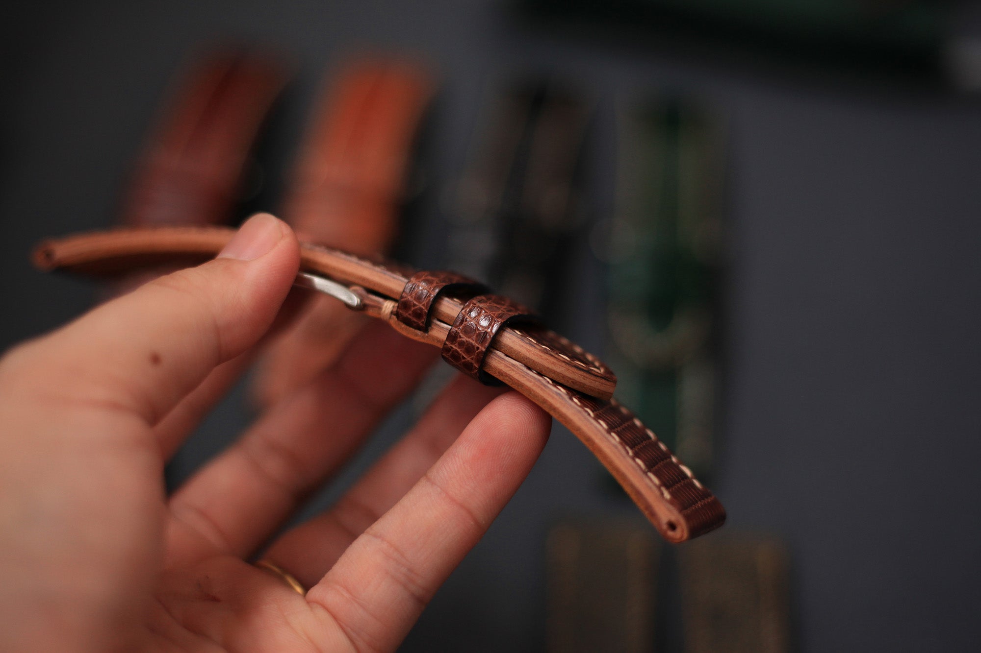 leather band for panerai watch