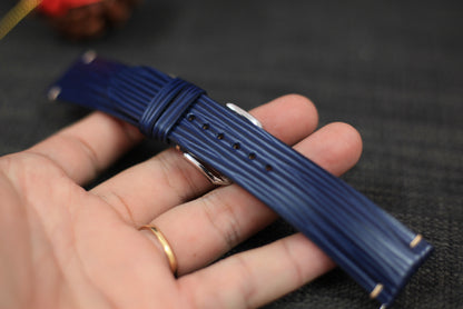 luxury rolex strap epi leather