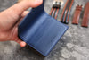 navy blue epi mini wallet