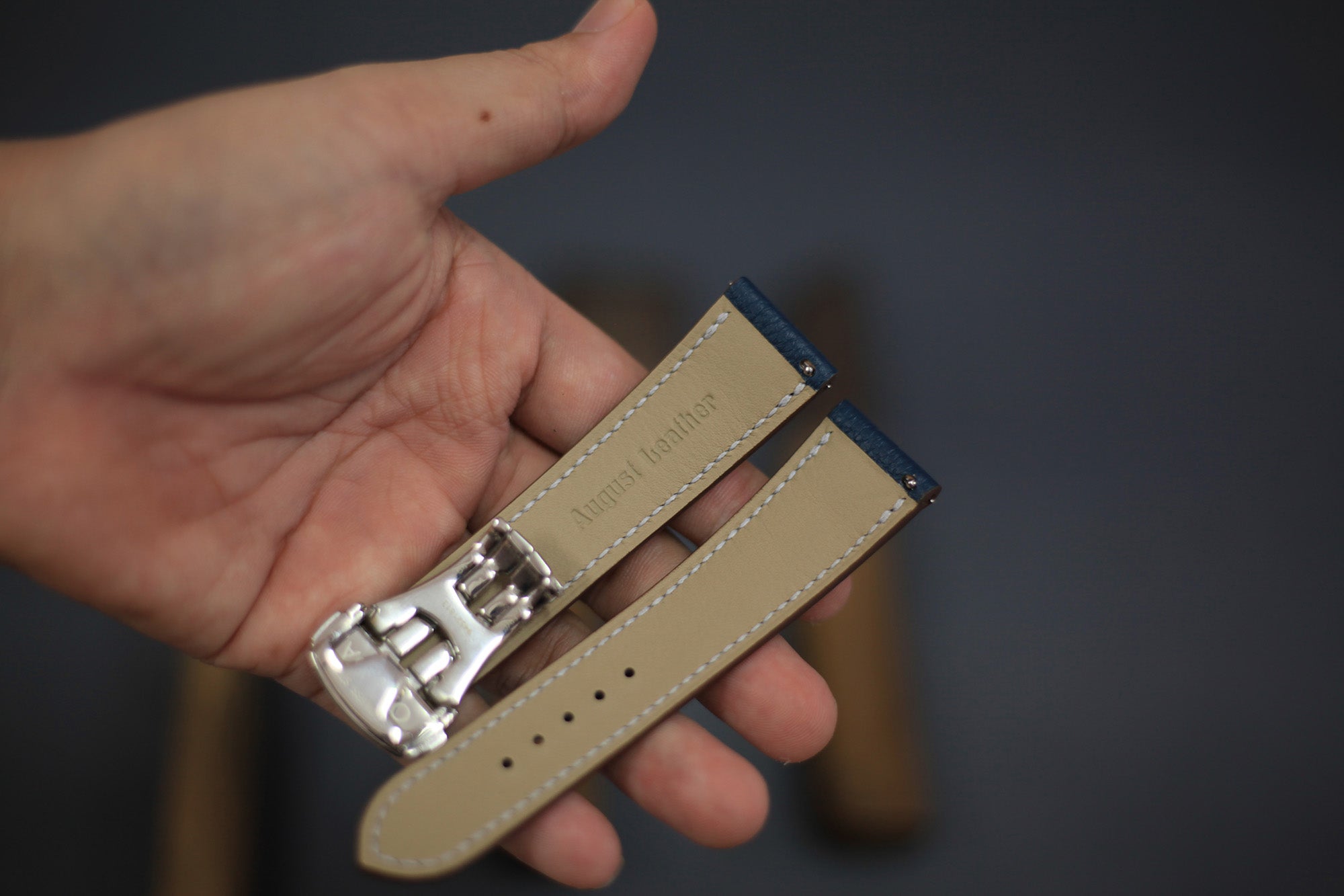 navy blue watch strap