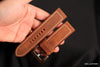 panerai watch strap gold brown leather