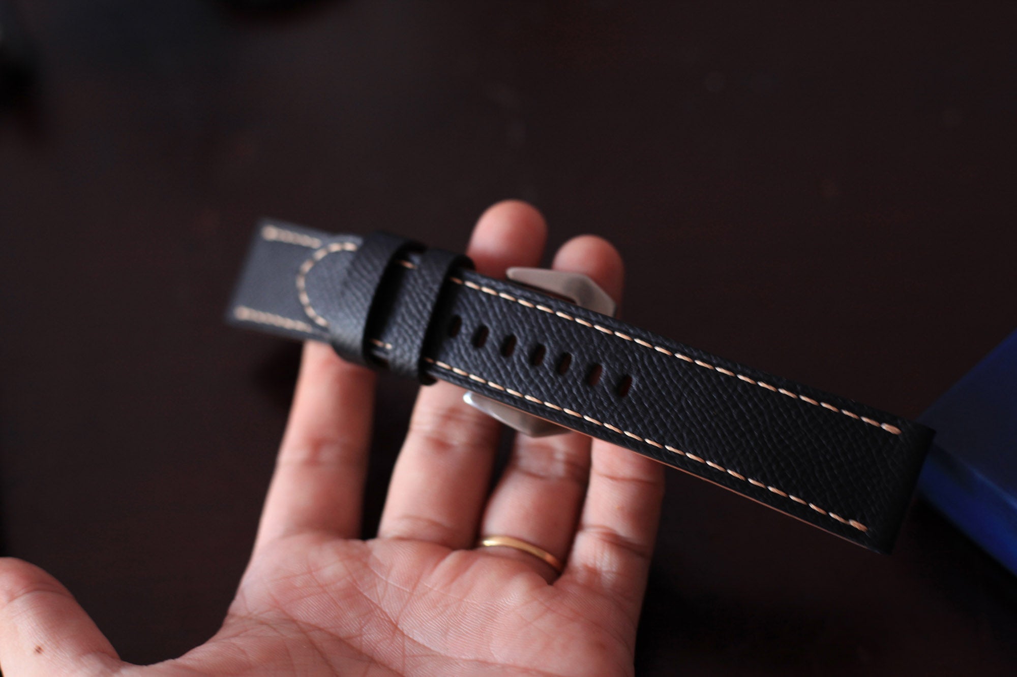 seiko leather watch strap