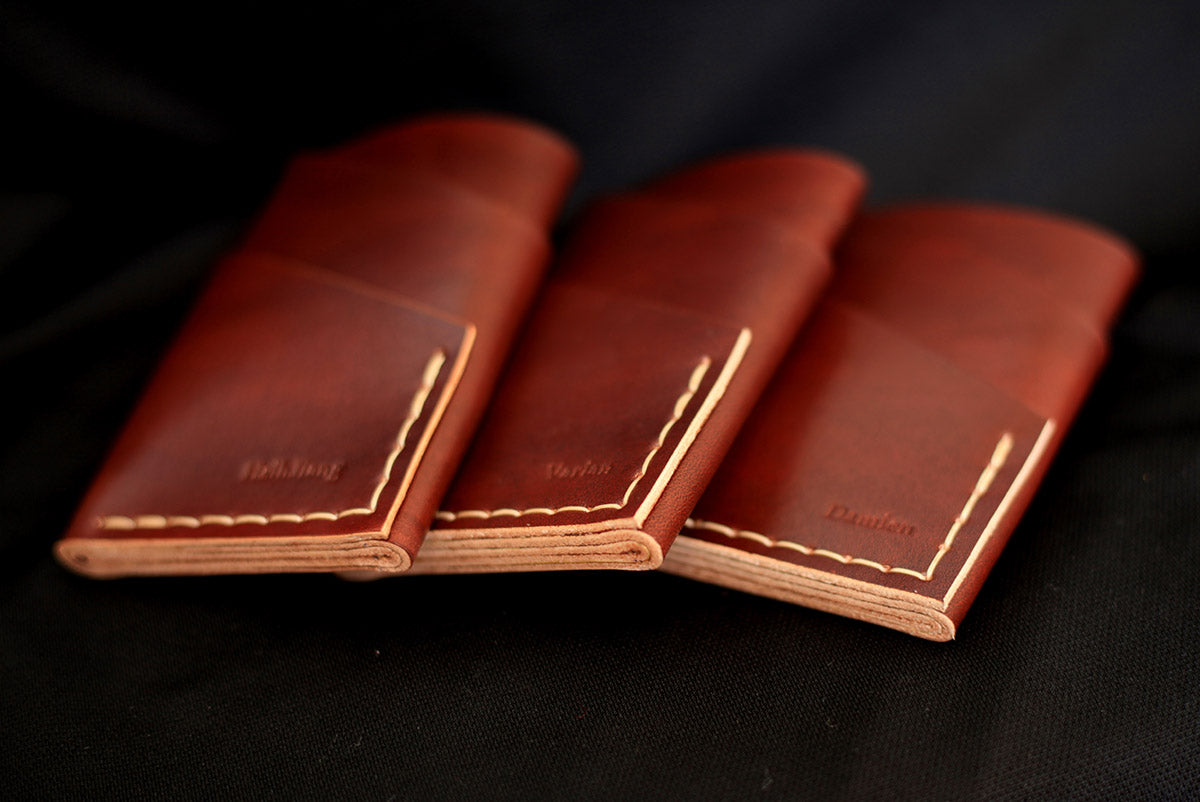 veg tan mini wallet